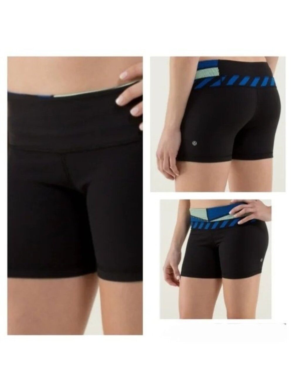Lululemon Groove Reversible Black Shorts